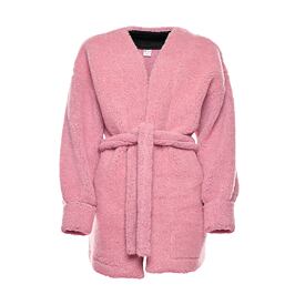 Damen Strickjacke aus Wolle rosa