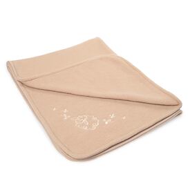 Schafwolldecke für Neugeborene Merino beige