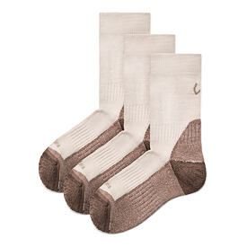 3 Paar Trekking-Merinosocken beige