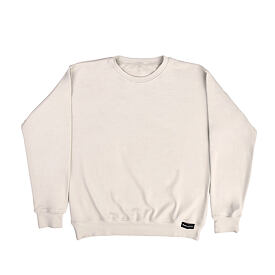 Damen-Sweatshirt mit Merinowolle beige