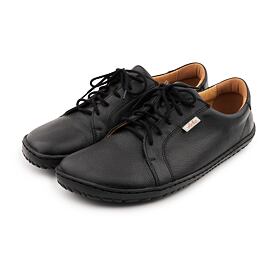 Barefoot Leder-Sneaker Mira schwarz