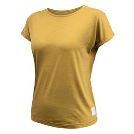 Damen-T-Shirt Sensor Merino Air Traveller senfgelb