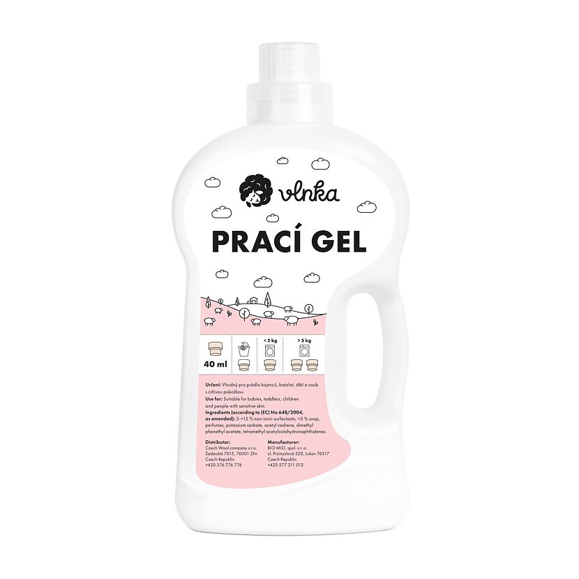 Waschgel für Kinderwäsche mit Lanolin 1l