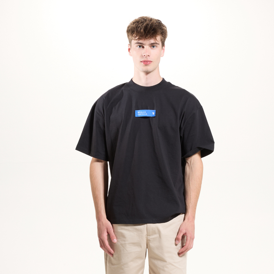 Shirt aus Bio-Baumwolle Woolee Capsule schwarz