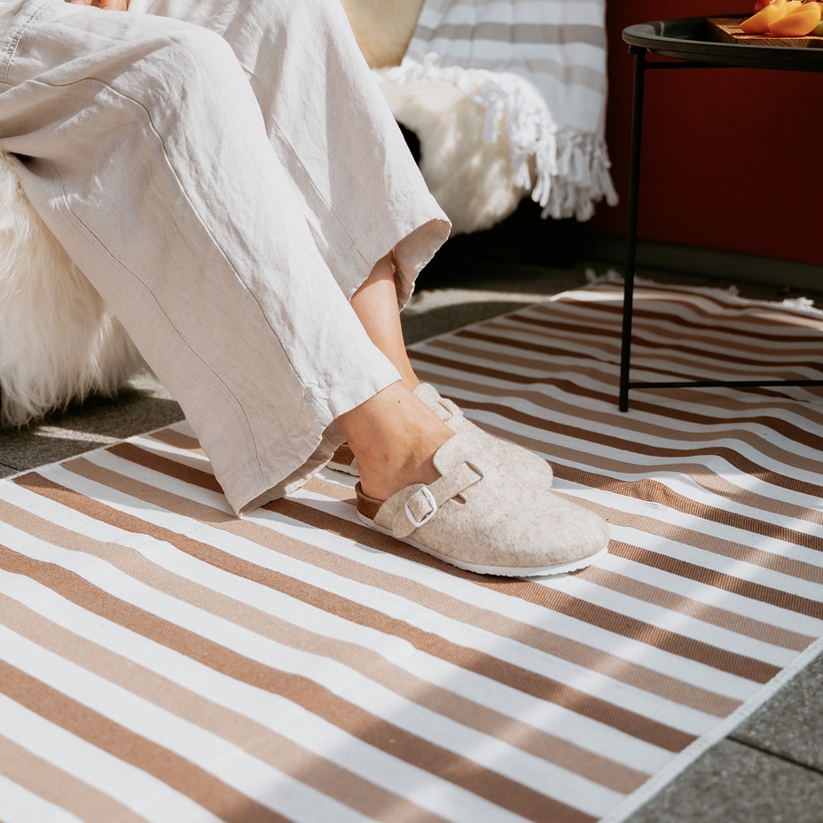 Gesundheits-Korkhausschuhe für Damen Michaela beige