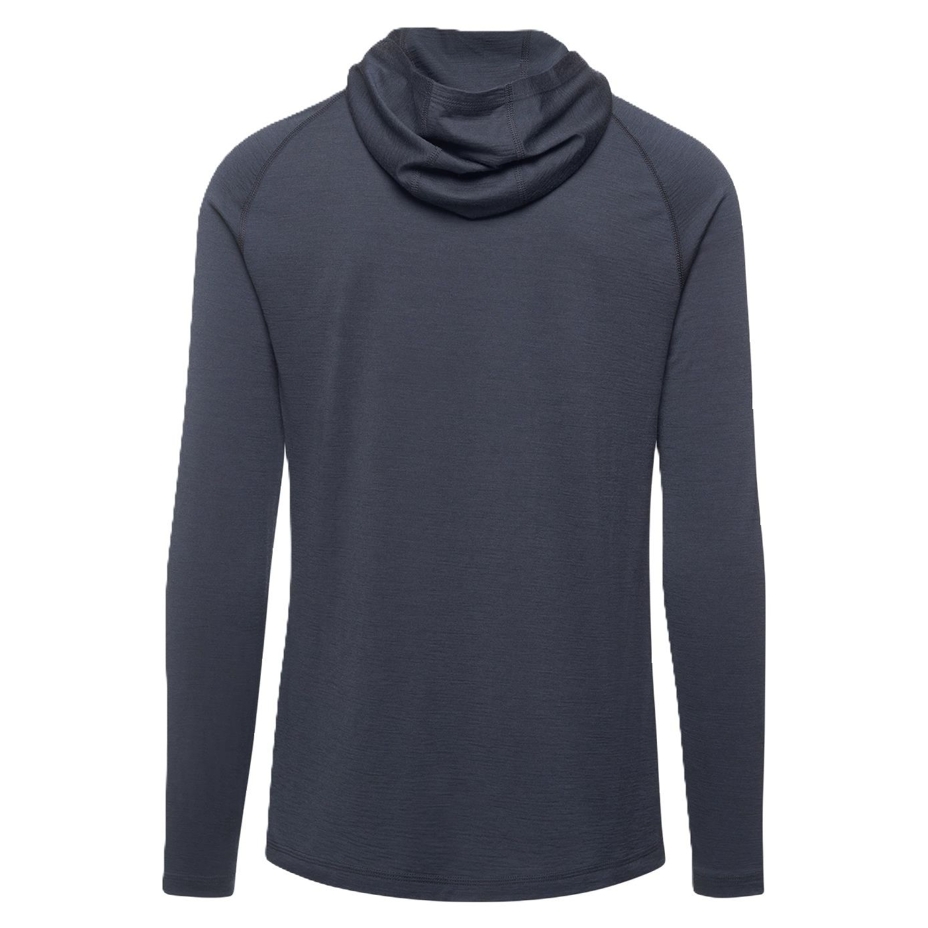 Herren-Kapuzenpullover MERINO AERO Thermowave grau