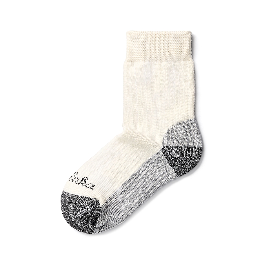 3 Paar Schafwollsocken Merino mit Gesundheitssaum cremefarben