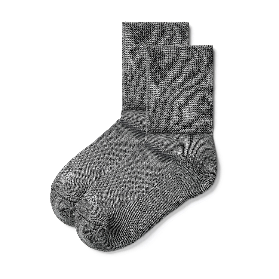 2 Paar Sibirische Socken Merino grau