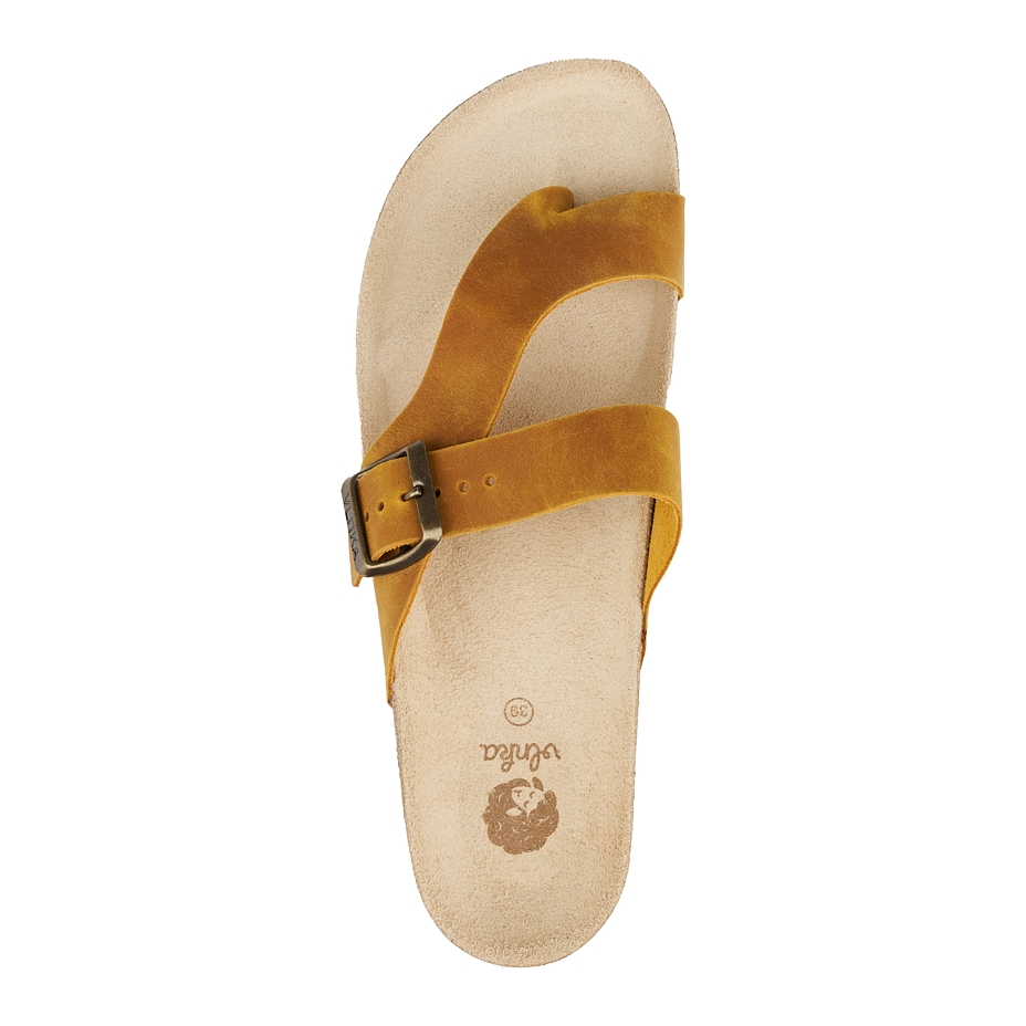 Anatomische Korkpantoffeln für Damen Vanda beige