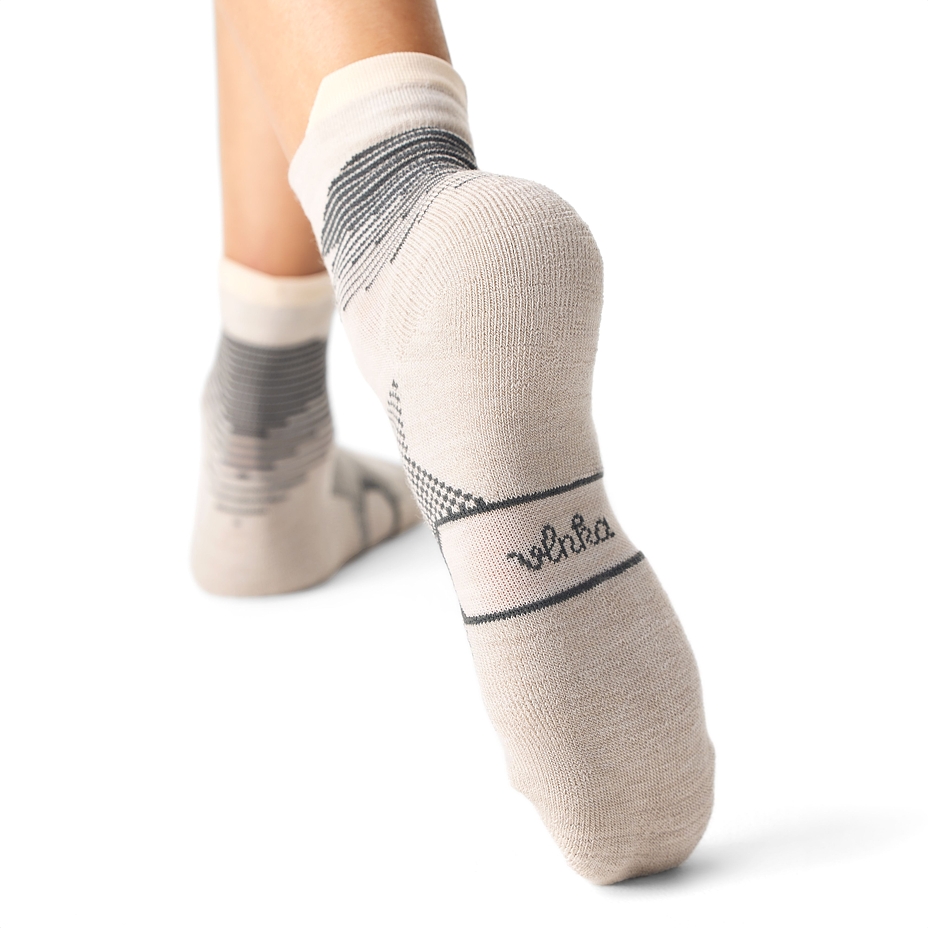 2 Paar Merino Sportsocken beige