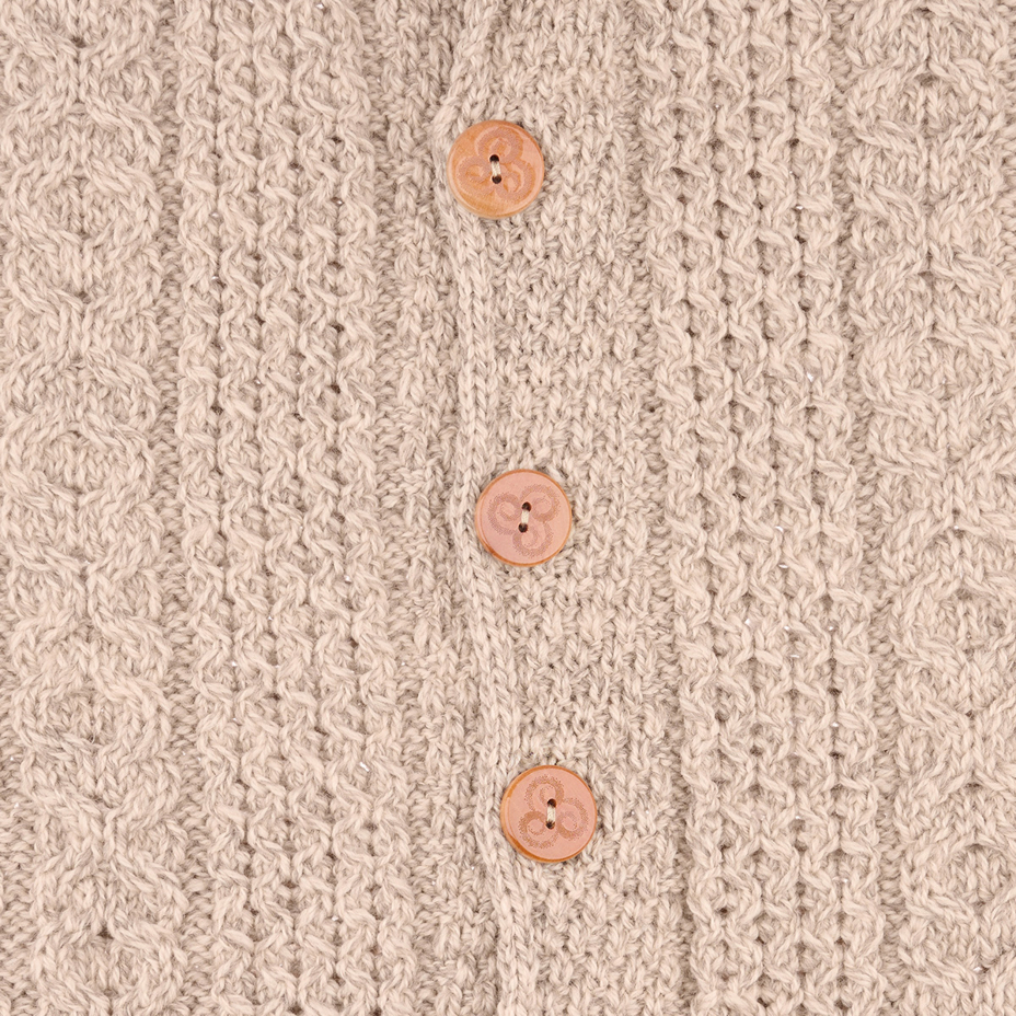 Poncho aus Wolle braun