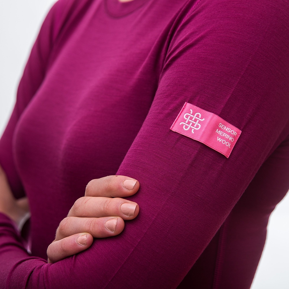 Funktionsshirt für Damen Sensor Merino Active rosa