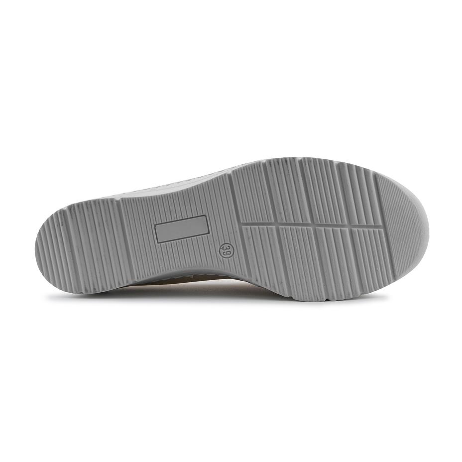 Lederhalbschuhe für Damen Andrea beige