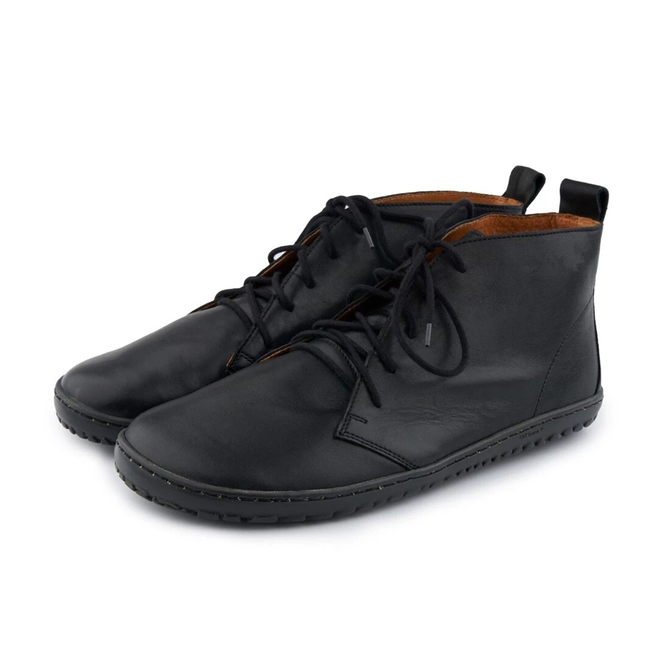 Lederschuhe barefoot für Herren Ondrej schwarz