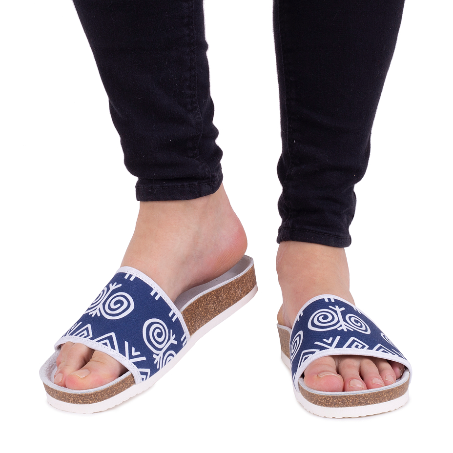 Anatomische Korkslipper für Damen Cicmanky Spirale