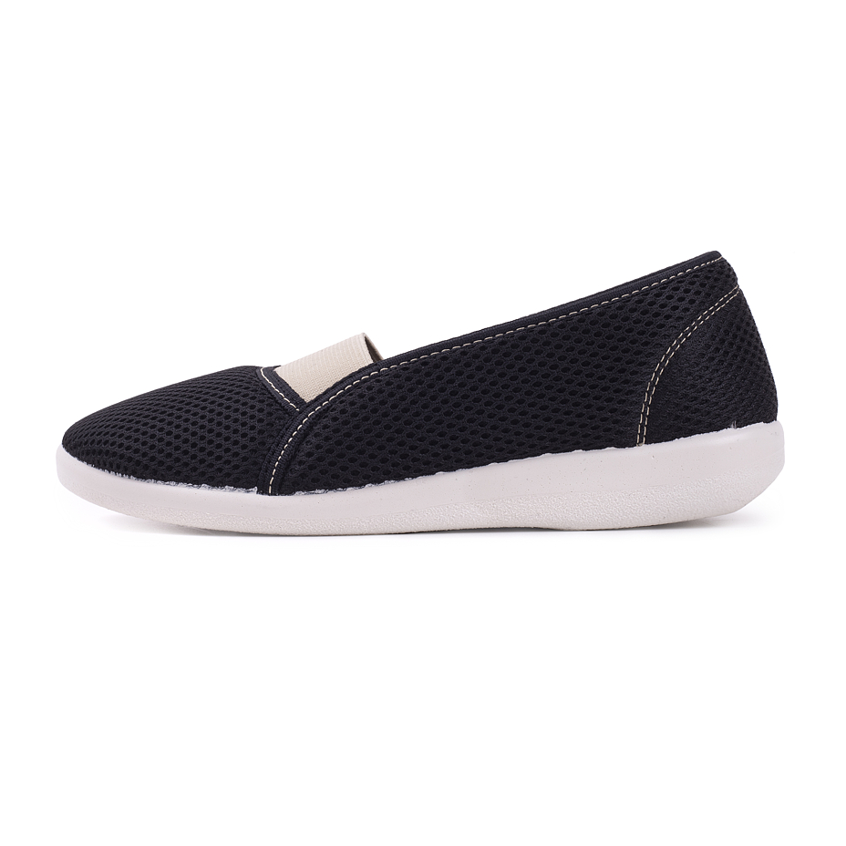 Komfortable Ballerinas für Damen schwarz-weiß