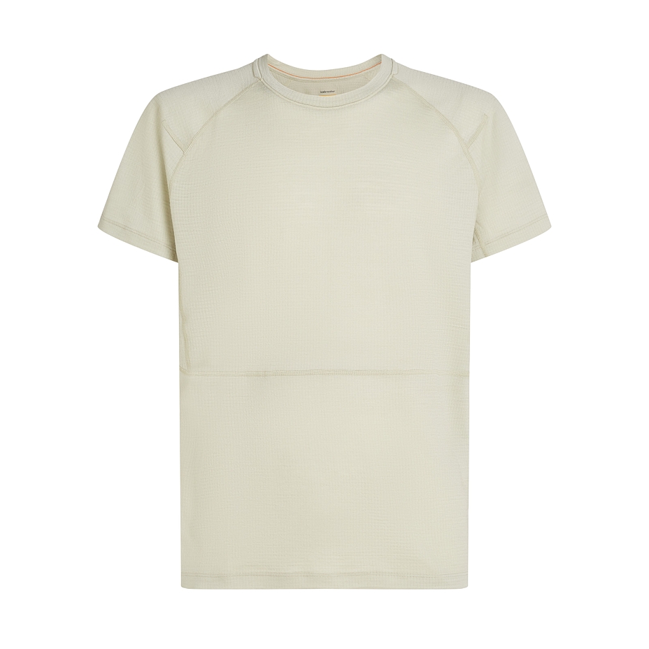 Herrenshirt Merino 200 Waffle Elevation SS Tee Icebreaker Aschen