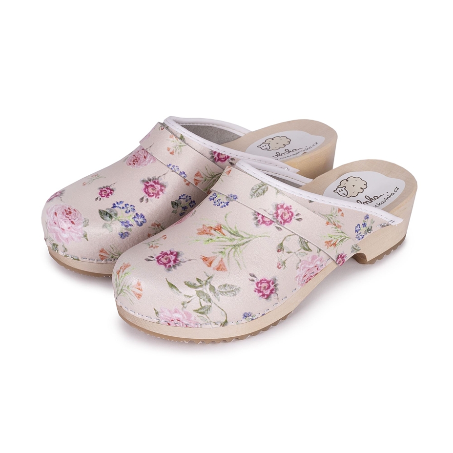 Anatomische Clogs für Damen beige