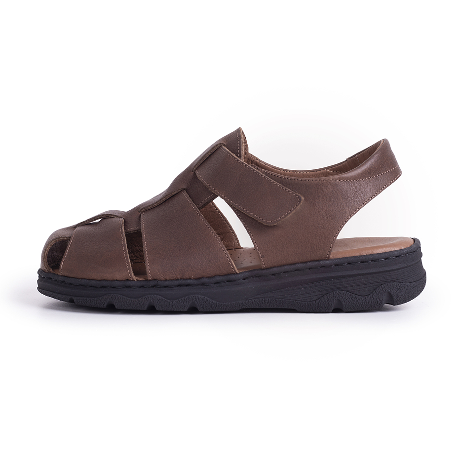 Ledersandalen für Herren "Oliver" braun