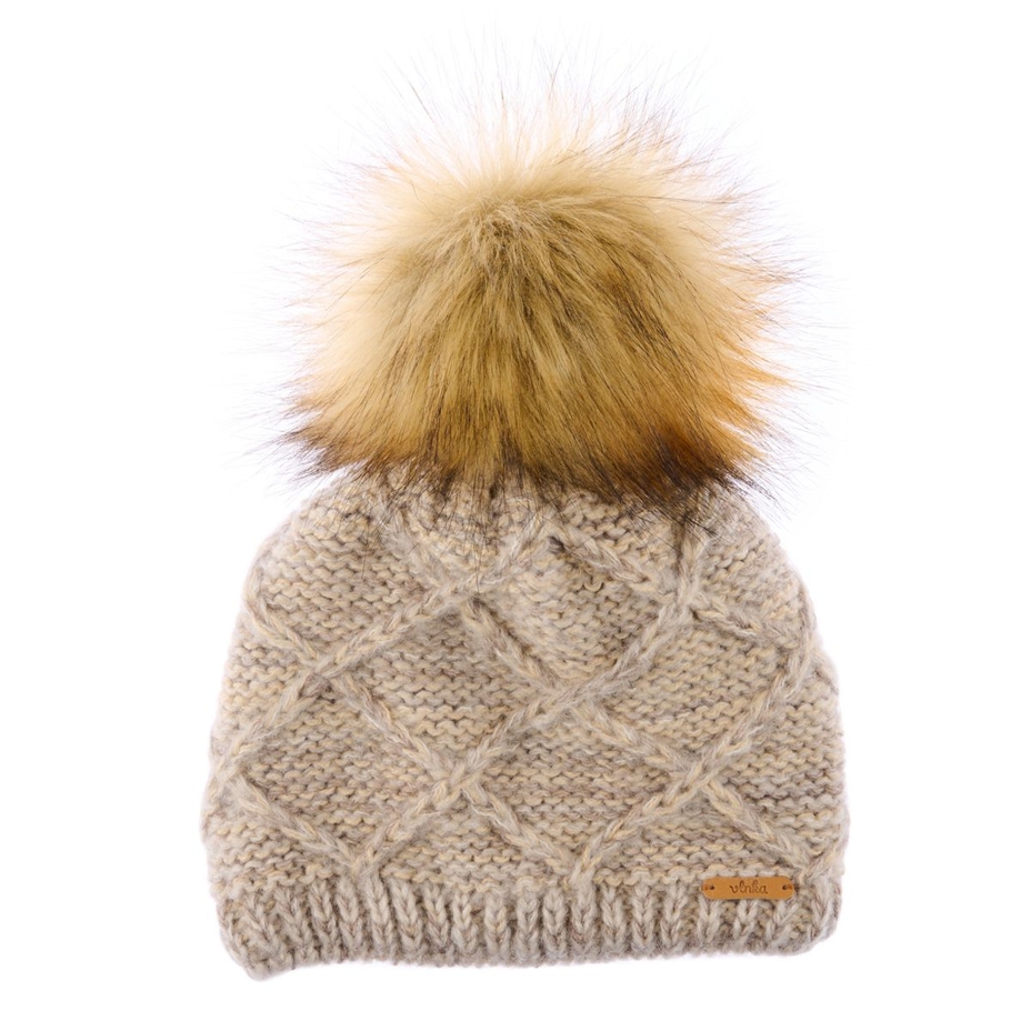 Wollmütze Vlnka V09 beige