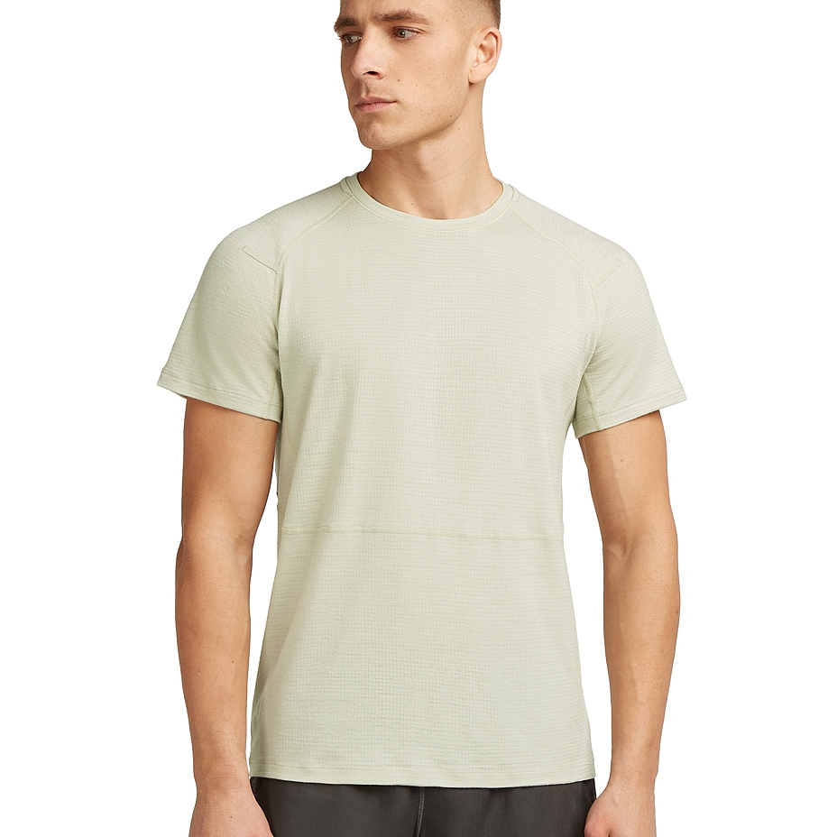 Herrenshirt Merino 200 Waffle Elevation SS Tee Icebreaker Aschen