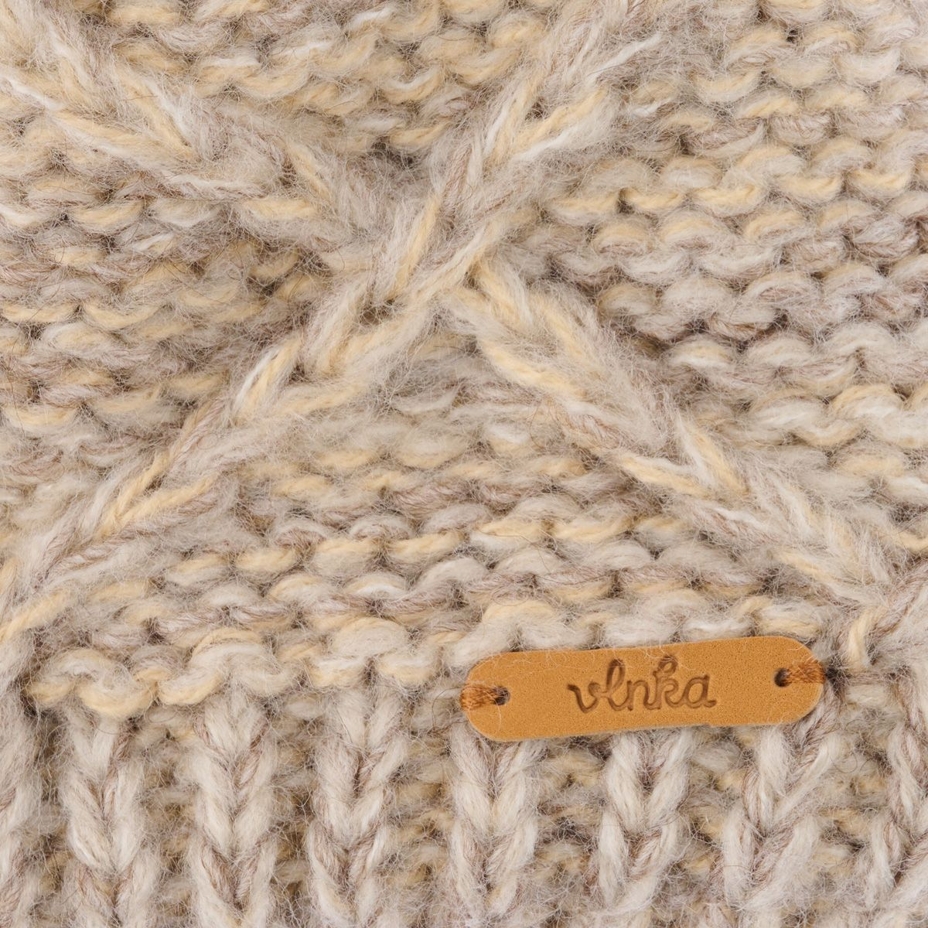 Wollmütze Vlnka V09 beige