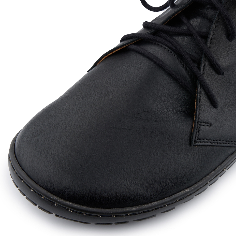 Lederschuhe barefoot für Herren Ondrej schwarz