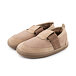 Damen Lederhausschuhe mit Schafwolle Lele beige
